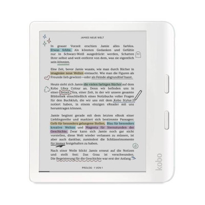 Kobo Libra Colour White (N428-KU-WH-K-CK)