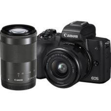 Canon EOS M50 kit (15-45мм + 55-200мм) IS STM Black