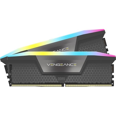Corsair 32 GB (2x16GB) DDR5 6000 MHz Vengeance RGB Black (CMH32GX5M2B6000Z28) 