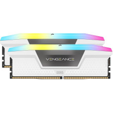 Corsair 32 GB (2x16GB) DDR5 6000 MHz Vengeance RGB White (CMH32GX5M2B6000Z30W) 
