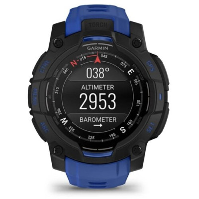 Garmin Instinct 3 45mm AMOLED Black with Blue Band (010-02936-03) 