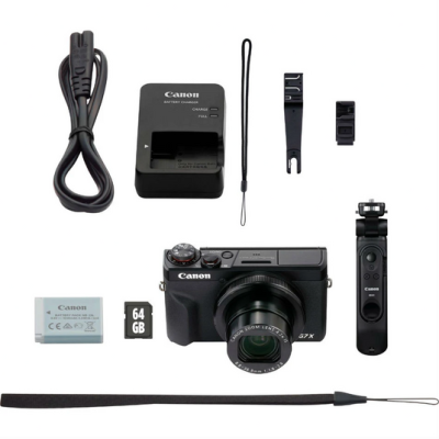 Canon PowerShot G7 X Mark III Black VLogger Kit (3637C029)