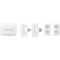 Hollyland LARK A1 Combo (2TX+Lightning RX+USB-C RX) Ivory White