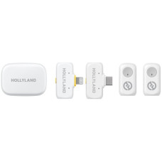Hollyland LARK A1 Combo (2TX+Lightning RX+USB-C RX) Ivory White