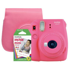 Fujifilm Instax Mini 9 Pink + ЧОХОЛ + ФОТОПАПЕР (10шт)