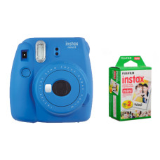 Fujifilm Instax Mini 9 Blue + ФОТОПАПЕР (20шт)