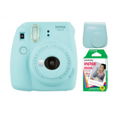 Fujifilm Instax Mini 9 Ice + ЧОХОЛ + ФОТОПАПЕР (10шт)