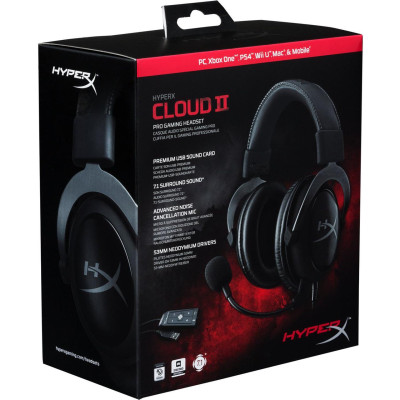 KINGSTON HyperX Cloud II Gun Metal (KHX-HSCP-GM)