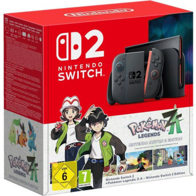 Nintendo Switch 2 Black Pokemon Legends: Z-A Bundle (0045496337254)
