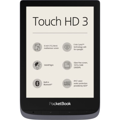 PocketBook 632 Touch HD 3 (Metallic Gray)