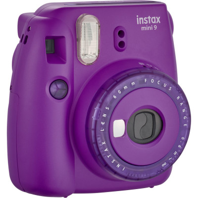 Fujifilm Instax Mini 9 Clear Purple + ФОТОБУМАГА (10шт)