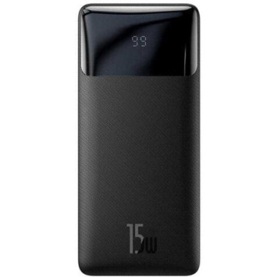 Baseus Bipow Digital Display Powerbank 15W 30000mAh Black (PPDML-K01)