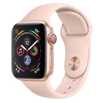 Apple Watch Series 4 GPS + LTE 40mm Gold Alum. w. Pink Sand Sport b. Gold Alum. (MTUJ2, MTVG2)