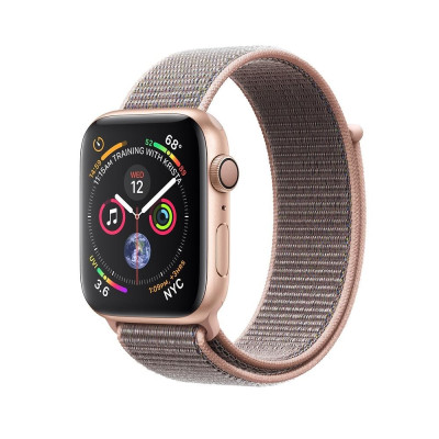  Apple Watch Series 4 GPS 44mm Gold Alum. w. Pink Sand Sport l. Gold Alum. (MU6G2)