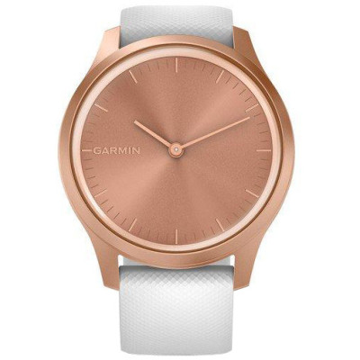 Garmin Vivomove Style Rose Gold Aluminum w. White Silicone B. (010-02240-00)