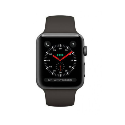 Apple Watch Series 3 GPS + Cellular 42mm Gray Aluminum c. w. Gray Sport b. (MTGT2)