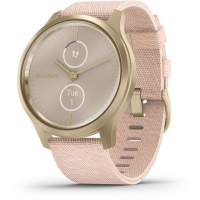 Garmin vivomove Style Champagne-Dust Rose Fabric (010-02240-22)