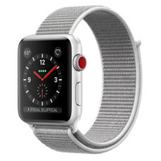 Apple Watch Series 3 GPS + Cellular 42mm Silver Aluminum w. Seashell Sport L. (MQK52)