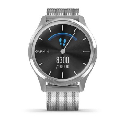 Garmin vivomove Luxe Premium Silver-Black Milanese (010-02241-23)