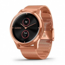 Garmin Vivomove Luxe 18K Rose Gold PVD Stainless Steel w. Rose Gold Milanese B. (010-02241-24)