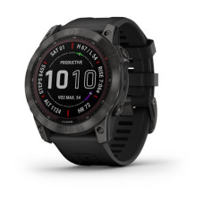 Garmin Fenix 7X Sapphire Solar Carbon Gray DLC Titanium with Black Band (010-02541-10/11)