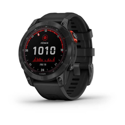 Garmin Fenix 7 Solar Slate Gray with Black Band (010-02540-10/11) 