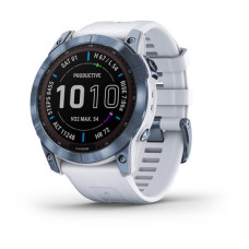 Garmin Fenix 7X Sapphire Solar M. Blue DLC Titanium w. Whitestone Band (010-02541-14/15)