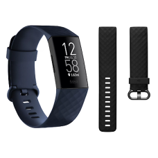 FITBIT CHARGE 4 BLACK/STORM BLUE FB417BKNV+BONUS BLACK CLASSIC BANDS