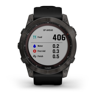 Garmin Fenix 7X Sapphire Solar Black DLC Titanium w. Black Band (010-02541-23)