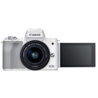 Canon EOS M50 Mark II (15-45mm) IS STM White (4729C028)