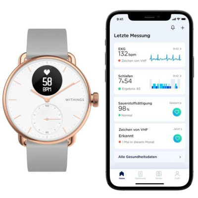 Withings ScanWatch 38mm Rose Gold / Grey