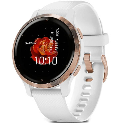 Garmin Venu 2S Rose Gold Bezel with White Case(010-02429-13)