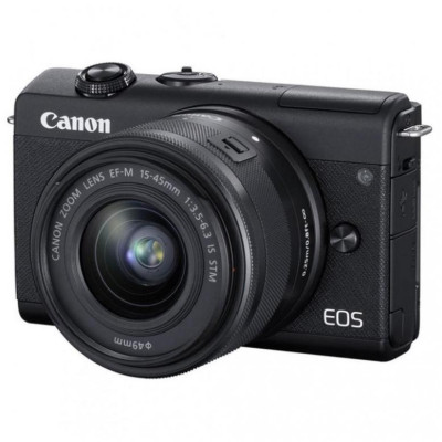 Canon EOS M200 kit (15-45mm) IS STM Black (3699C027)