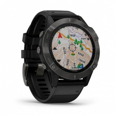 Garmin Fenix 6 Sapphire Сarbon Grey DLC (010-02158-11)