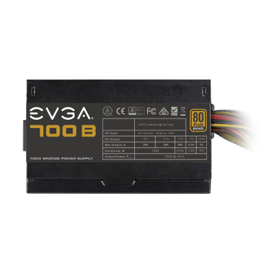 EVGA 700 BQ, 80+ Bronze 700W Power Supply 100-B1-0700-K1