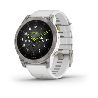  Garmin Epix 2 Sapphire White Titanium ( 010-02582-21)