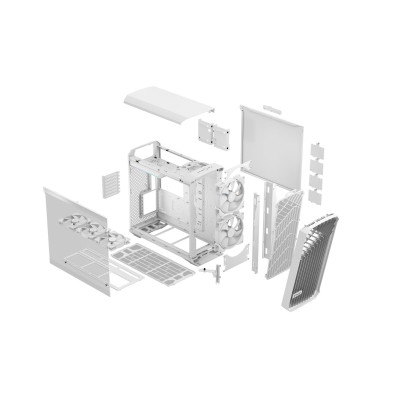 Фрактальный дизайн Torrent White RGB TG Clear (FD-C-TOR1A-07)