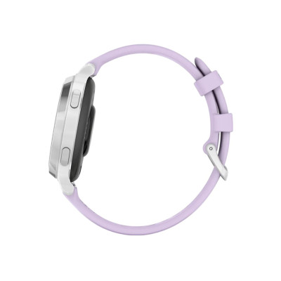 Garmin Lily 2 Active Silver with Purple Jasmine Silicone Band (010-02891-01)