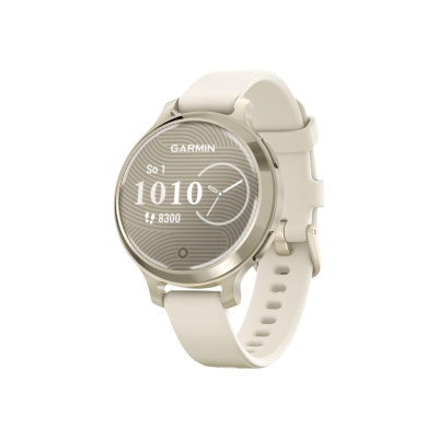 Garmin Lily 2 Active Lunar Gold with Bone Silicone Band (010-02891-00)