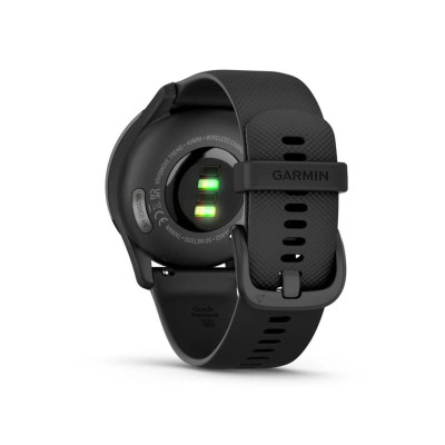 Garmin Vivomove Trend Slate S. Steel Bezel with Black Case and S. Band (010-02665-00)