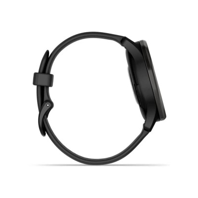 Garmin Vivomove Trend Slate S. Steel Bezel with Black Case and S. Band (010-02665-00)