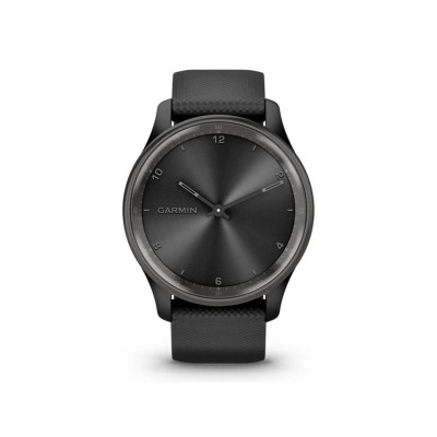 Garmin Vivomove Trend Slate S. Steel Bezel with Black Case and S. Band (010-02665-00)
