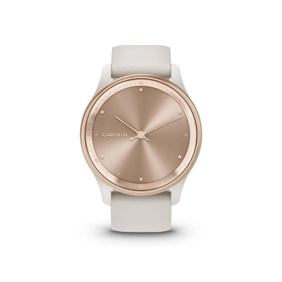 Garmin Vivomove Trend Peach Gold S. Steel Bezel w. Ivory Case and S. Band (010-02665-01)