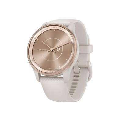 Garmin Vivomove Trend Peach Gold S. Steel Bezel w. Ivory Case and S. Band (010-02665-01)