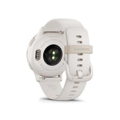 Garmin vivoactive 5 Cream Gold Aluminum Bezel with Ivory Case and Silicone Band (010-02862-11)