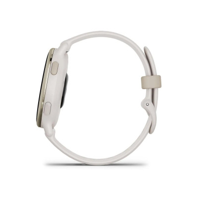 Garmin vivoactive 5 Cream Gold Aluminum Bezel with Ivory Case and Silicone Band (010-02862-11)