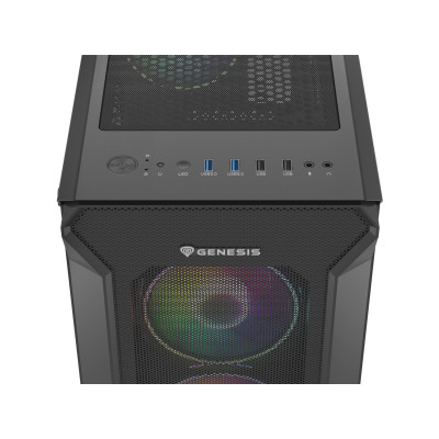 Genesis Irid 505 ARGB Black (NPC-1518)