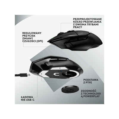 Logitech G502 X Lightspeed Wireless Black (910-006180)