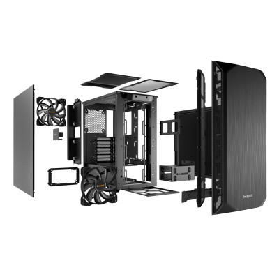 ru quiet! Pure Base 500 Black (BG034)