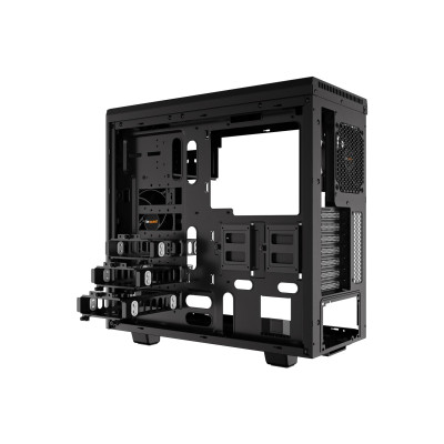 ru quiet! Pure Base 600 Black-Silver (BG022)